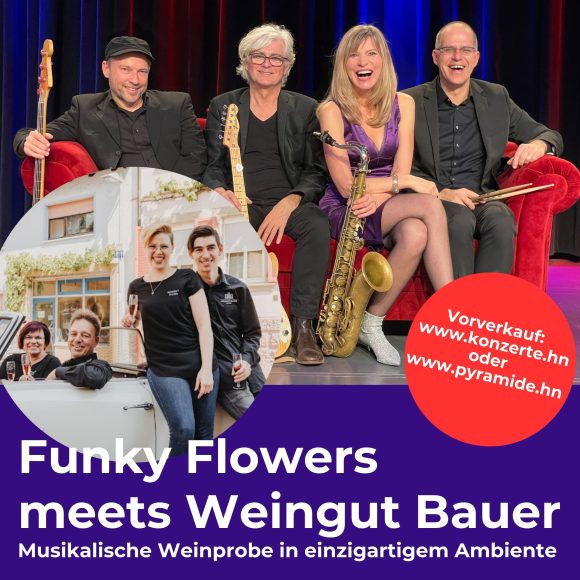 NSU-Weine vom Weingut Bauer meets Funky Flowers